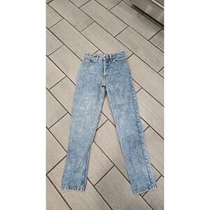 Vintage GUESS Jeans Acid Wash High Waisted Straight Leg Denim Women Size‎ 30x30